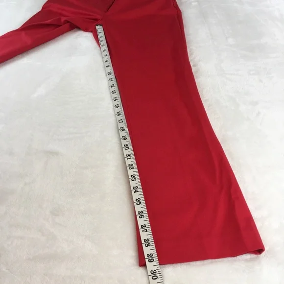 Express Red Pants Size 4 Short - Picture 3 of 10